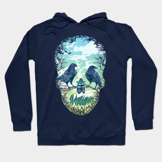 Nature's Skull Hoodie by rcaldwell